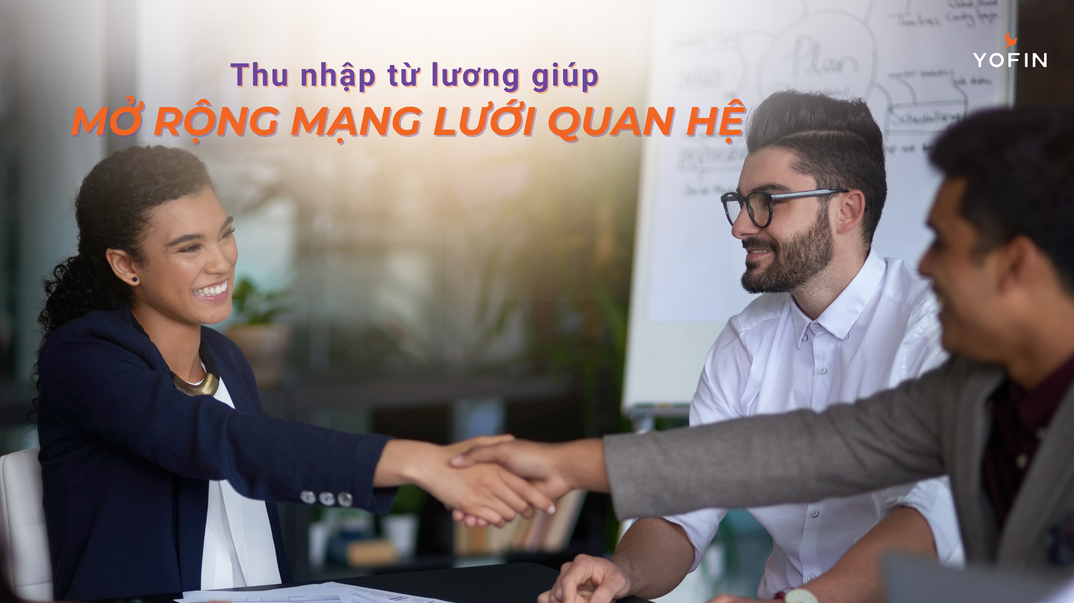 Thu nhập từ lương giúp mở rộng mạng lưới quan hệ